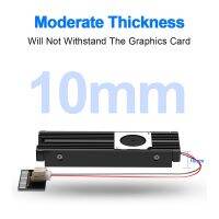 M.2 Solid State Hard Disk Fan Heatsink Heat Radiator Cooling Silicone Therma Pads Cooler for M2 NVME SATA 2280 PCIE