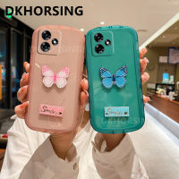 DKHORSING ปลอกอ่อนโปร่งใสใหม่สำหรับ Realme ปกป้องเลนส์ C53ซิลิโคนเคสโทรศัพท์2023น่ารักผีเสื้อกากเพชรฝาครอบมือถือกันกระแทก