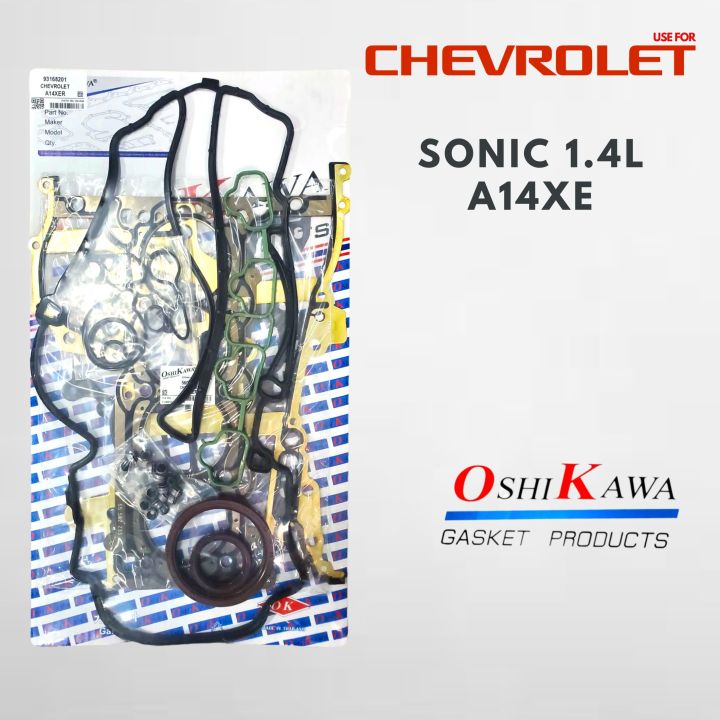 ปะเก็นชุดใหญ่-ปะเก็นฝาสูบ-ประเก็น-ฝาสูบ-chevrolet-sonic-1-4l-a14xer-93168201-เชฟโรเลต-โซนิค-1-4-ราคาถูก-ประเก็น-โอชิกาวา-แท้-100-มาตรฐาน-japan-ประเก็นชุดใหญ่