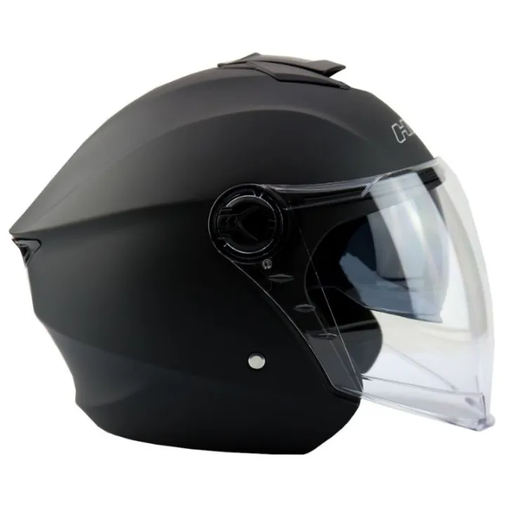 HNJ 818A half face dual visor motorcycle helmet | Lazada PH