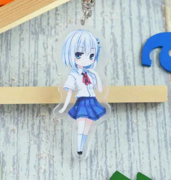 Date A Live Himekawa Yoshino Tokisaki Kurumi Acrylic Keychain Key ring  Pendant