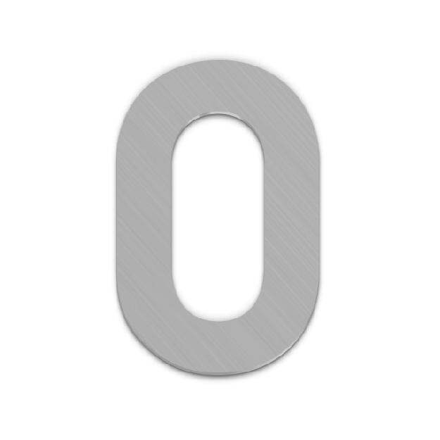 House Numbering 4" Stainless Steel Integers/ Alphabets Flat Lazada