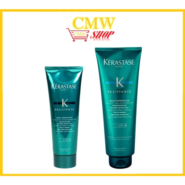 Kerastase Resistance Bain Therapiste Shampoo (250ml/450ml) Lazada