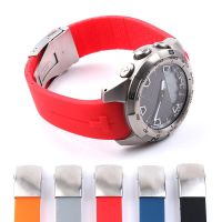 Silicone WatchBand 20mm 21mm Sports For Tissot Touch T013 T047 Rubber Strap T-Sport Watchband Waterproof T013420A T047420A T33