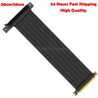 30cm50cm Full Speed 3.0 PCIE X16 Riser Cable Graphics Card Extension Cable PCI Express Riser Shielded Extender for GPU Vertical