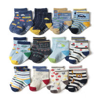 Newborn Boys Socks Winter Baby Cartoon Cute Floor Socks Toddle Boy Girl Casual Anti-slip Sock Kids Soft Cotton Socking 0-5Years