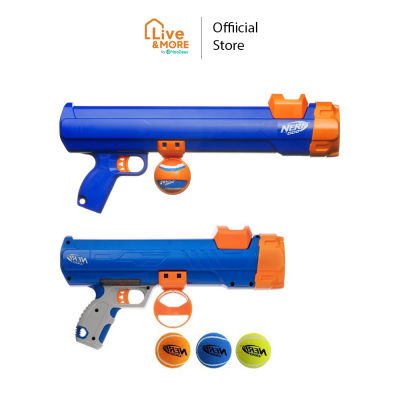 Nerf Dog เนิร์ฟด็อก Tennis Ball Blaster ปืนยิงลูกเทนนิส ของเล่นสุนัข มีขนาด Small และ Medium