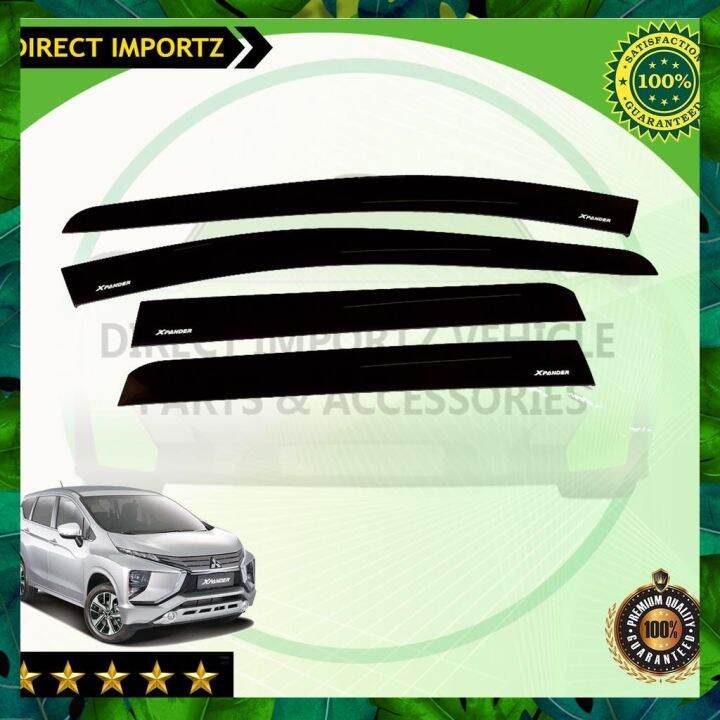 Mitsubishi Xpander 2018 to 2023 V1 OEM Window door visor black 2019 ...