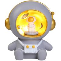 Astronaut Creative Night Light Vinyl Accessories Light Creative Home Decor Light Piggy Bank for Children Baby Gift