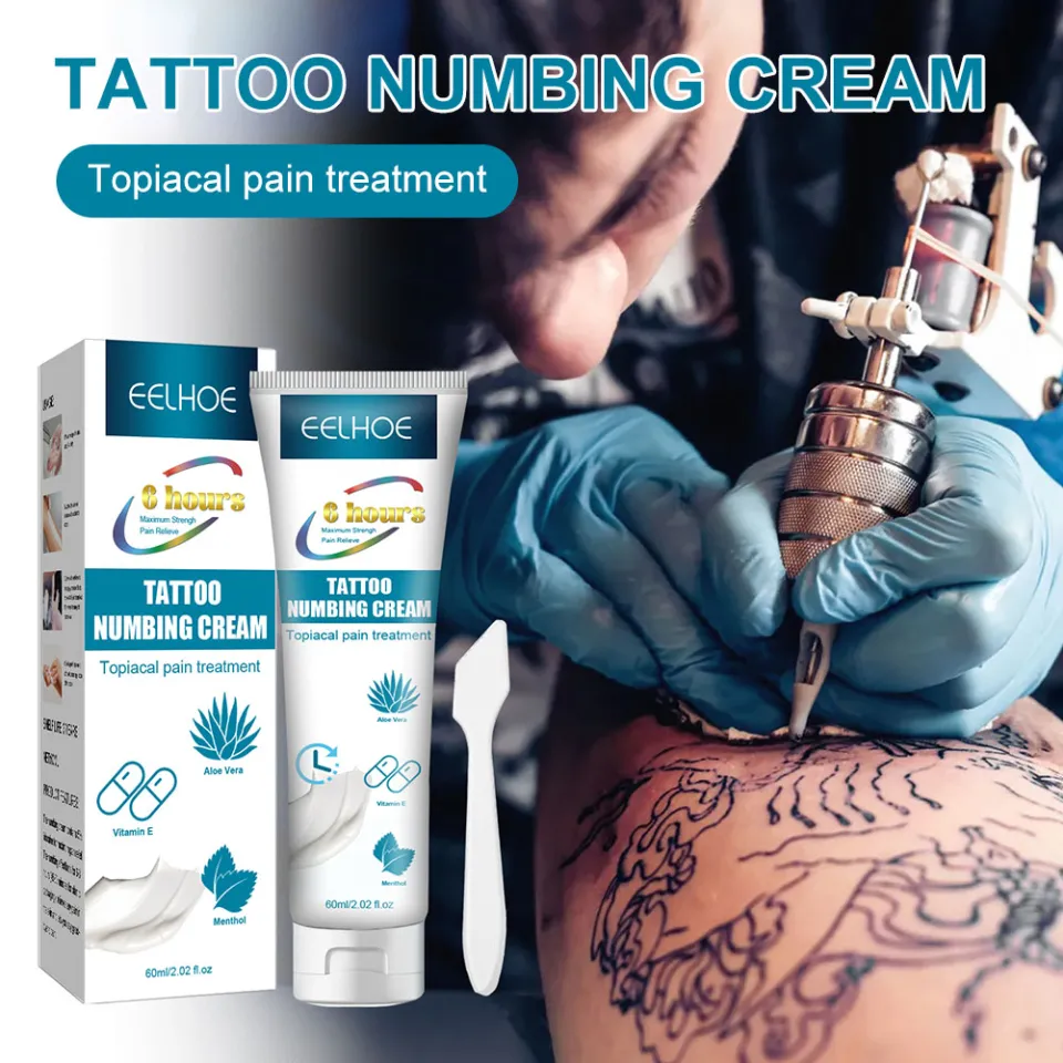 Painless Tattoo Numbing Cream  Highest Rated Numbing Cream On The Market   Maximum Strength  Stay Numb For 35 Hours 3 Tubes