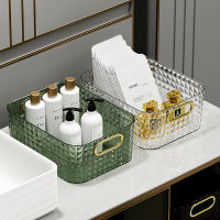 Spot parcel post Light Luxury Desktop Cosmetics Storage Acrylic Dressing Table Facial Skin Care Products Sundries Coffee Table Snacks Storage Basket