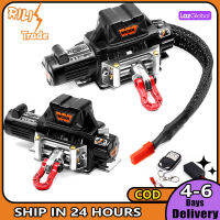 รถ RC กว้านไฟฟ้าเครื่องกว้านโลหะอุปกรณ์เสริมอัพเกรดใช้ได้กับ SCX 10 90046 D90 Traxxas TRX4 REDCAT