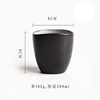 ANTOWALL Nordic Design Retro Ceramic Coffee Mug Saucer Set Wholesale Water Cup