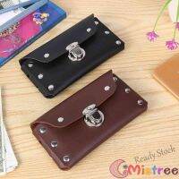 【Ready Stock】 ஐ❆❄ C23 ❀MISTREE PU Leather Waist Belt Pack Women Men Rivet Fashion Fanny Phone Pouch Purse