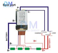 【YD】 10S 36V 30A Split-port Lithium Battery Protection Board Cell 18650 Charging PCB With