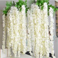 [ดอกไม้ประดิษฐ์ร้อน688] Guirnaldas De Seda De Hortensia เทียม Decoración Romnática Flores Artificiales Glicina Fiesta De Boda Para Hogar 30Cm 1 Unidad