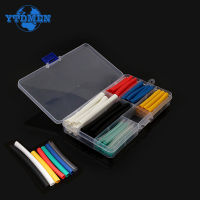 60ชิ้นล็อต Thermoresistant Tube Heat Shrink Tube Set, 2:1 Polyolefin Sleeving Wire Insulation Cable Assorted Shrink Wrapping Kit