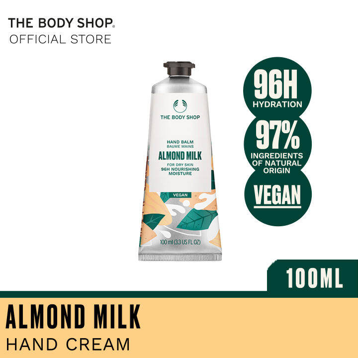 The Body Shop Almond Milk Hand Balm 100ml Lazada Singapore