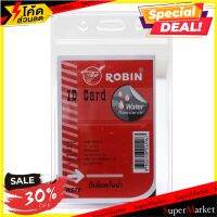 Special promotion!!! Plastic name tags, vertical, clear (12/pack) Robin R37Y ready to ship!! โปรสุดพิเศษ!!! ป้ายชื่อพลาส