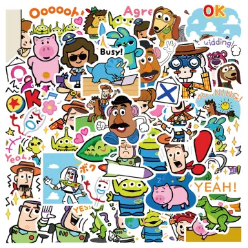 50pcs Alphabet Lore Doodle Stickers Decorative Waterproof Stickers