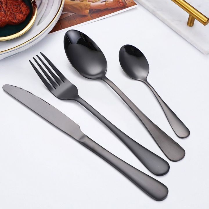 product-ชุดช้อนส้อม-24ชิ้น-ช้อนเกาหลี-cutlery-set-ช้อนส้อม-ช้อนส้อมเกาหลี-ชุดช้อนส้อมสแตนเลส-ชุดช้อนส้อมมีด
