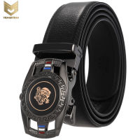 2021Designer Buckle Genuine Cow Leather Belts For Men Luxury Gift Formal Ceinture Homme Business Cowboy Waistband Trouser Ratchet Ce