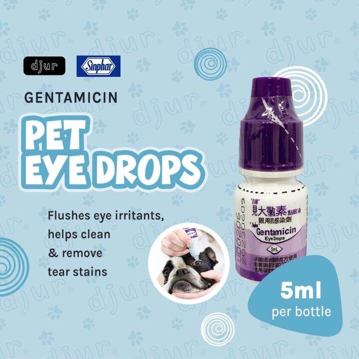 eJSNhvXE SINPHAR Gentamicin Eye Drops for Pets 5ml Lazada PH