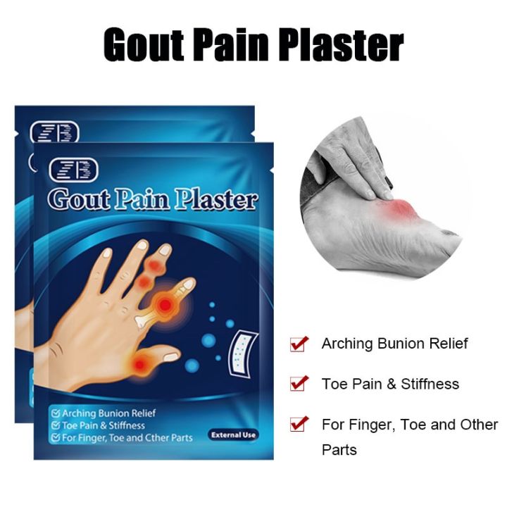 Gout Pain Plaster Herbal Hand Feet Wrist Pain Relieve Stickers Joint ...