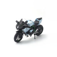 1:12 Motorcycle Simulation H2R Ninja Alloy Model Childrens Toy Sound and Light Static Display Collection Birthday Gift