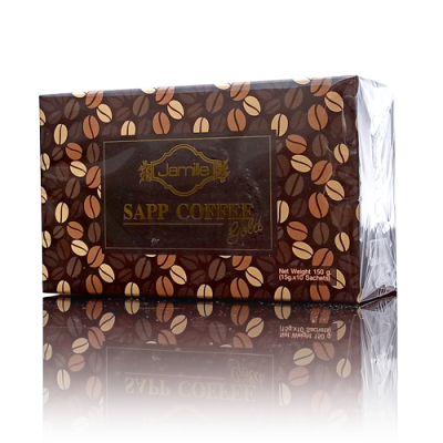 Sapp Coffee Gold กาแฟปรุงสำเร็จชนิดผง เพื่อรูปร่าง ผิวพรรณ บำรุงสมอง และช่วยในการขับถ่ายได้ดีขึ้น ช่วยต่อต้านอนุมูลอิสระ มีโปรตีนสูง