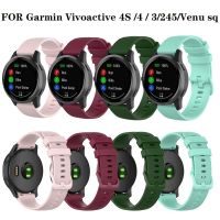 ℡◆ Pasek na rękę dla Garmin Vivoactive 3 4 4S pasek silikonowa opaska na rękę dla Garmin Forerunner 245/Venu kw pasek 18/20/22mm bransoletka