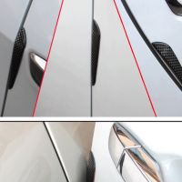 【hot】❒  Carbon Car Door Guard Strip Scratch Protector Anti-collision Decoration