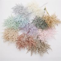 10pcs/bundle Plant Grass Artificial Flowers DIY Wreath Material Christmas Wedding Flower Decoration Artificial Dried Flower