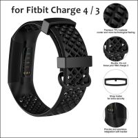 สาย for Fitbit Charge 4 3 Bands, สายรัดข้อมือ ซิลิโคน Bracelet สําหรับ for Fitbit Charge3 Charge4