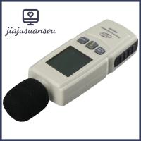 JIAJUSUANSOU เครื่องวัดเดซิเบลจอแสดงผลหน้าจอ LCD 30dB 1.5dB เพื่อ130dB ระดับเสียงดิจิตอลเมตรความแม่นยำสูงเดซิเบลตัวทดสอบติดตามบ้านสำนักงานโรงงาน