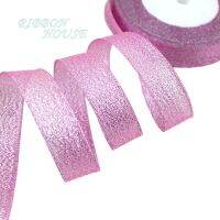 ▼ (25 yards/roll) 1 39; 39; (25mm) Pink Metallic Glitter Ribbon Colorful gift package ribbons