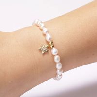 2020 New Style Natural Freshwater Pearl Bangle Rainbow CZ Star Tag Multi-style Accessories pendant Charms Bracelet For Women Men Charms and Charm Brac