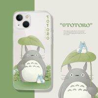 เคส iphone การ์ตูน Totoro เหมาะสำหรับ iPhone14 เคสโทรศัพท์มือถือแบบใส 13Promax เคสป้องกัน Apple 12mini niche ขั้นสูง 7plus anti-drop cover ขนาดเล็กสด 11 เคสแมวที่เรียบง่ายและน่ารัก