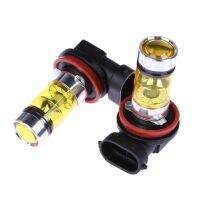 6 x High Power LED Lights 100W H8 H11 Yellow Fog Light 2828 20LED Headlight Lamp