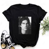 New The Vampire Diaries Tshirt Summer Tee Shirt Femme Girl Ulzzang Casual T Shirt Harajuku 90s Cool T-shirt Streetwear Drop ship