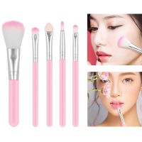 Makeup Brush 5 Set Foundation Eye Shadow Eyebrow Lip Soft Brush Long Lasting Makeup Portable Beauty Tool Gift Makeup Brushes Sets