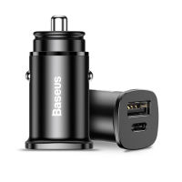 Baseus 30W Quick Charge 4.0 AFC SCP Car Charger For iPhone Samsung Huawei PPS Fast Charging USB PD Quick Charge Type C Charger