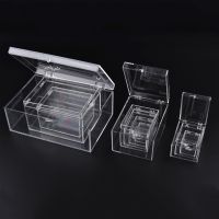 9 Sizes Transparent Small Square Clear Plastic Storage Boxes For Mini Jewelry/Beads/Crafts Case Container Display Packaging Box