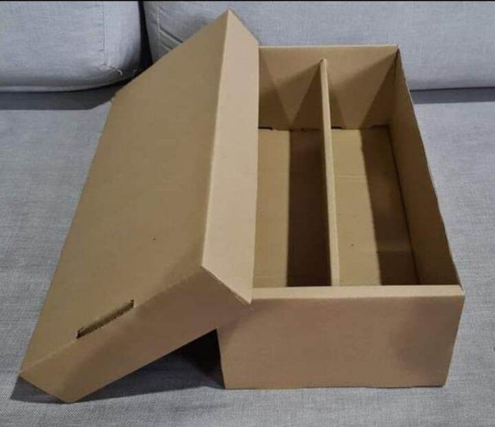 (1) TRADING CARD , SHOE BOX 2 ROW CARD STORAGE BOX , CARDBOARD STORAGE