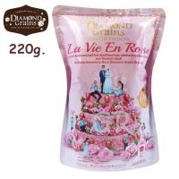 Diamond Grains ,220g.,Strawberry Rose  ,กราโนล่า คลีน รสสตรอเบอรี่และ กุหลาบ