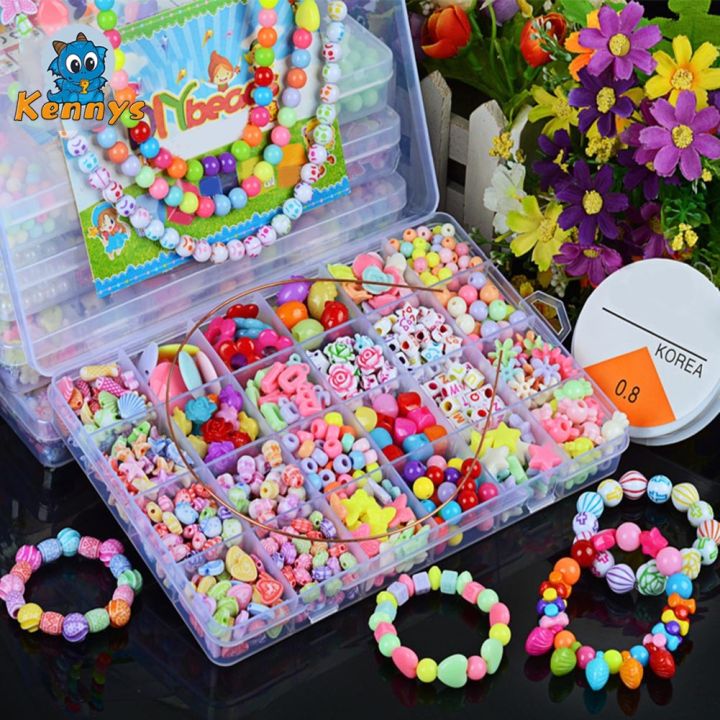 1-set-children-kids-girls-diy-bracelet-beads-24-compartment-arts-craft-jewelry-making-box