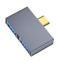 1 Piece Type C Adapter USB3.0 5Gbps HUB Type C to 2 USB3.0 HUB Connector External HUB Adapter