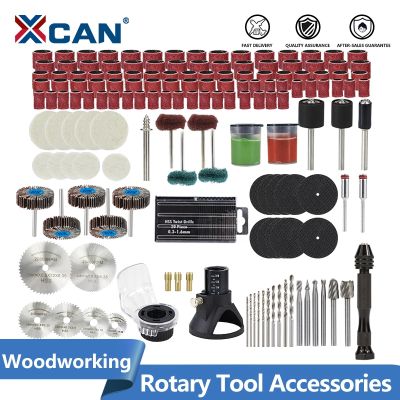 【LZ】♞✗  XCAN Abrasive Tool for Dremel Rotary Tool Sanding Grinding Drilling HSS Saw Blade Sanding Drum Woolen Polishing Wheel Wood Drill