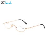 Zilead Classic Small-frame Reading Glasses Delicate Stylish Light Spring Steel Plates Portable Presbyopic Glasses For Men amp;Women