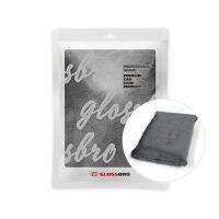 GLOSSBRO Supreme Wash Pad Gray (22x15x5cm) ฟองน้ำล้างรถหุ้มไมโครไฟเบอร์เกรดพรีเมียม